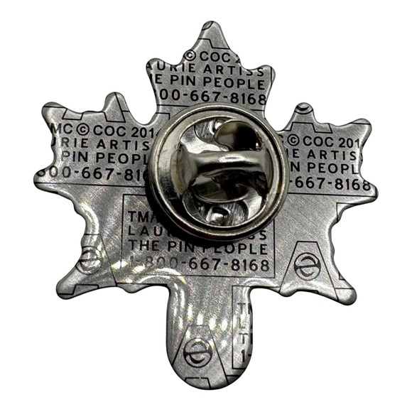 Canadian Tire 2014 Olympics Maple Leaf Pin – “We All‎ Play for Canada” 1” Enamel - Picture 3 of 5